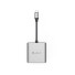 ADAM elements CASA Hub H2 2-in-1 | USB-C auf 2x HDMI | Apple MacBook & USB-C Notebooks | grau | AAPADHUBH2GY