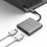 ADAM elements CASA Hub H2 2-in-1 | USB-C auf 2x HDMI | Apple MacBook & USB-C Notebooks | grau | AAPADHUBH2GY