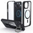 ESR Armor Tough HaloLock Case mit Stash Stand | Apple iPhone 15 Plus | transparent/schwarz | 1A6770102