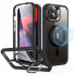 ESR Armor Tough HaloLock Case mit Stash Stand | Apple iPhone 15 Pro Max | transparent/schwarz | 1A6790102