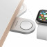 smart things WatchBase Tisch Halterung für Apple Watch Ladegerät | silber | s23 A