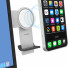 smart things PhoneBase Monitor Halterung & MagSafe Wireless Charger | 15W | Qi | silber | s47