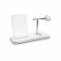 Zens Aluminium Series Stand Wireless Charger + Dock + Watch mit Netzteil | 2x 10W | Qi | weiß | ZEDC07W/00