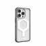 UAG Urban Armor Gear Plyo MagSafe Case | Apple iPhone 16 Pro | ash (grau)/transparent/weiß | 114480113141