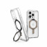 UAG Urban Armor Gear Plyo XTE MagSafe Kickstand Case | Apple iPhone 16 Pro | ice (transparent)/titan | 114490114G36